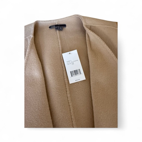 NWT Vince Cream and Tan Women's Blazer - Picture 5 of 5